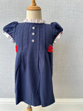 Gianna Navy Dress