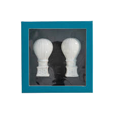 Juliska L'Amour Toujours Hot Air Balloon Salt & Pepper Shakers