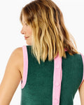 Towel Terry Lennon Dress Ivy/Bubblegum