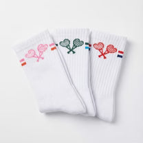 Love All Tennis Crew Socks