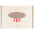 Liberty Red Sweet Meadow Cake Stand