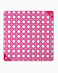 Mini Pink Cane Mahjong Mat for Games