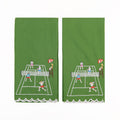 Playing Doubles tea towels