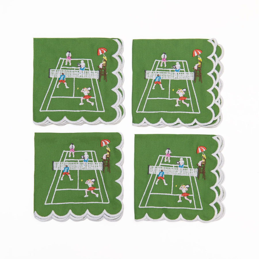 Playing Doubles cocktail napkins