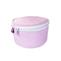 Seersucker 6" Button Bag Jewelry Round