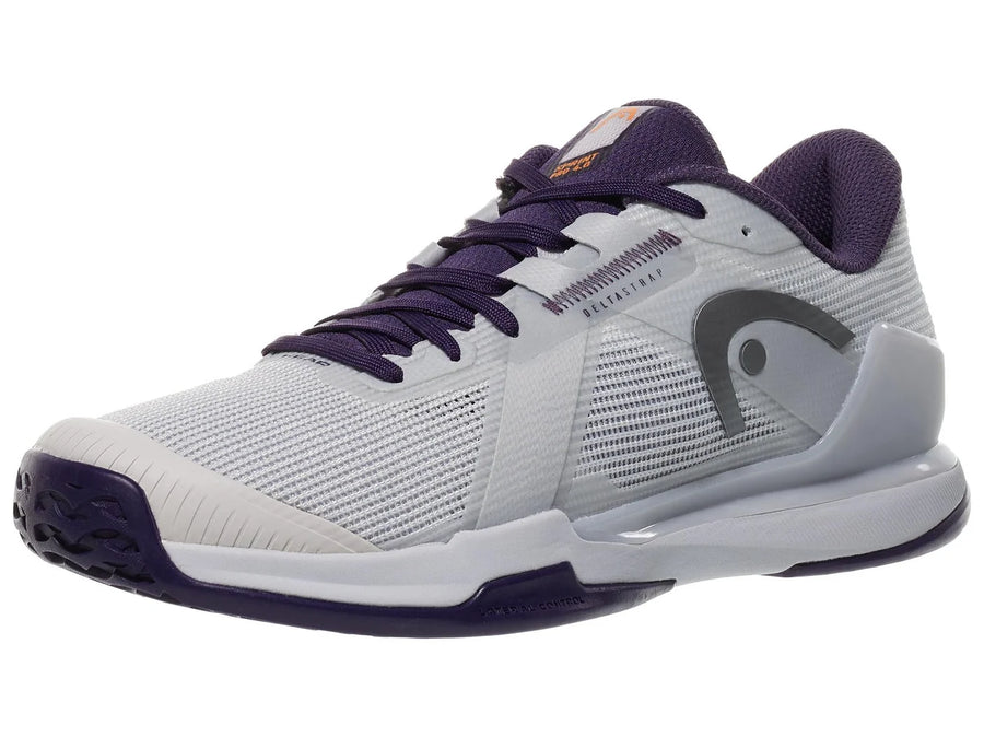 Head Sprint Pro 4.0 Light Gray Purple Night Men's Tennis Shoe