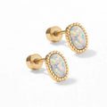 Screwback Stud Earrings