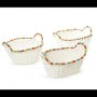 Faux Wicker Baskets