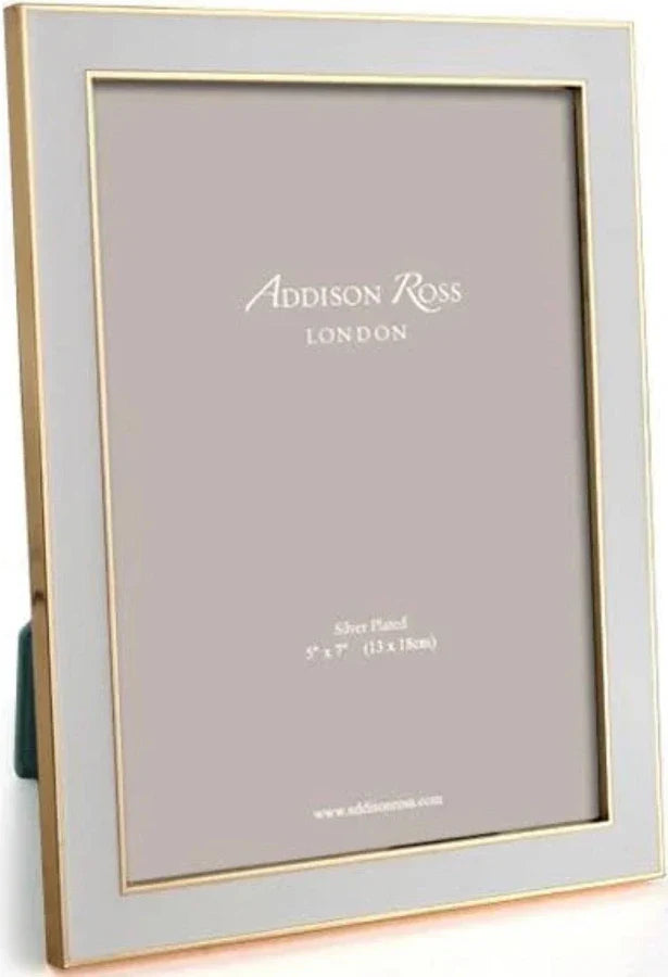 Stone Grey and Gold Photo Frame 4x6