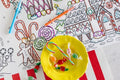 Gingerbread Coloring Runner