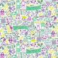 Bib in Tennis Print