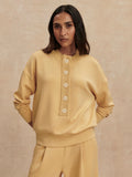 Varley Reena Button Front Sweat