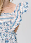 Women’s Everyday Dress in Blue Floral