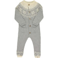 Polar Knitted Romper Grey Fairisle